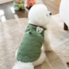 Fashionable Quilted Outfit Warm Windproof Vest for Dog Clothes Autumn Winter Little Dog Down Jackets Teddy Bears Pet Clothes