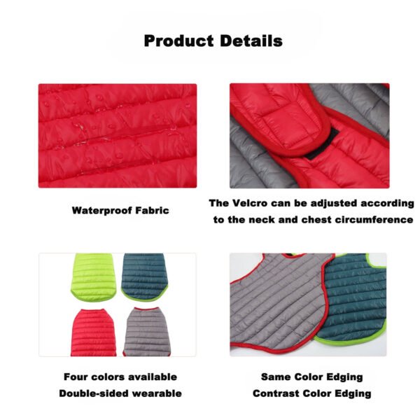 Soft Warm Winter Pet Dog Cat Clothes Cotton Pet Clothes Large Sizes Pet Clothes