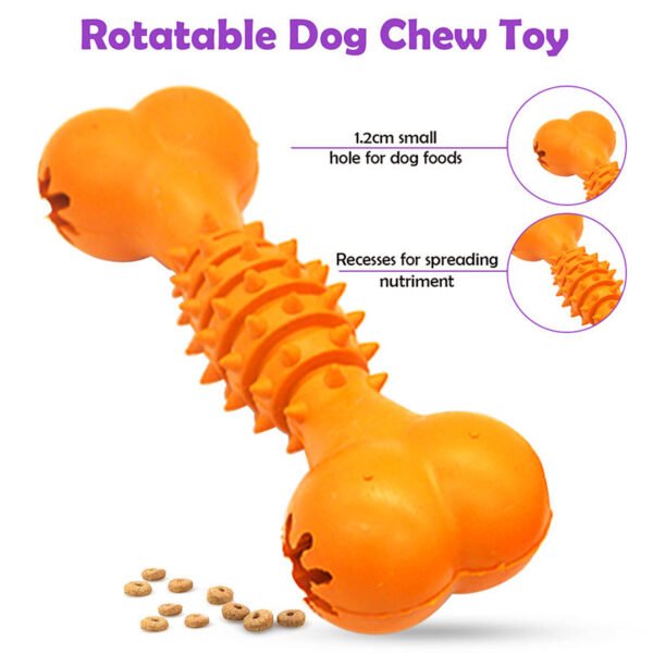H53cbef0de9524e10a1b1f07ce545dd2dk.jpg Pelota Para Perro Oem/Odm Pet Toy Doy Rubber Dog Chew Toy Orange Durable Dog Pet Chew Toys