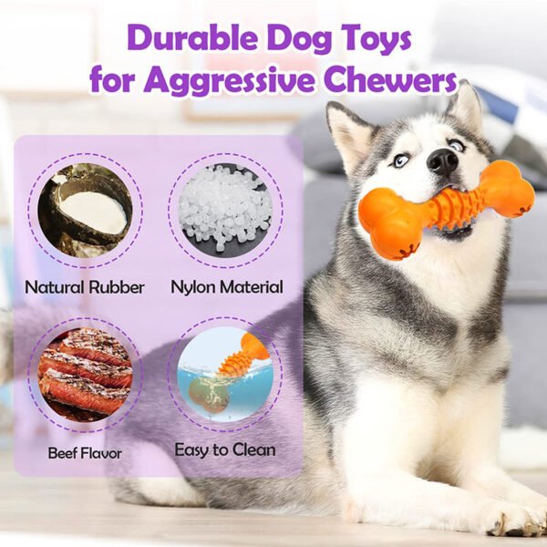 H78bb69bba8c9453bbbf823d76ce2dffcH.jpg Pelota Para Perro Oem/Odm Pet Toy Doy Rubber Dog Chew Toy Orange Durable Dog Pet Chew Toys