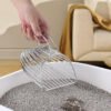 H9fbee800bd9840bb9b4601f7fd4925f3G.jpg Full Metal Stainless Steel Multipurpose Easier Cleaning Cat Litter Scoop Cats Litter Shovel