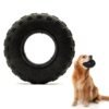 Non Toxic Pet TPR Doy Training Toy Tire Shape Indestructible Dog Chew Toy for Aggressive Chewers