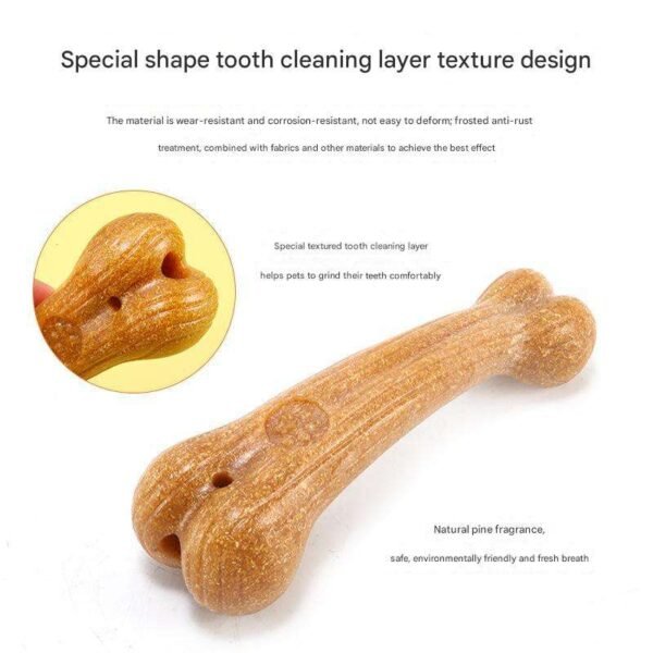 Dog Chew Bone Toy Teething Stick Pine Glue Stick Teeth Natural Remove Breath Wear Resistant Bite Solid Doy Chew Toy