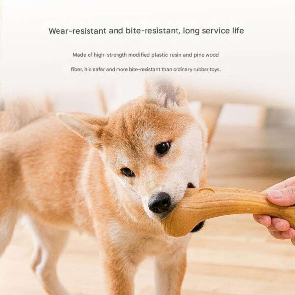 Dog Chew Bone Toy Teething Stick Pine Glue Stick Teeth Natural Remove Breath Wear Resistant Bite Solid Doy Chew Toy