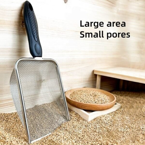 Stainless Steel Cat Litter Shovel Quick Cleaning Pick-Up Pet Cleaning Supplies ISO 9001 Certified