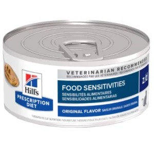 Hill's z/d Cat Food Sensitivities Diet Prescription Can Food Feline 156G
